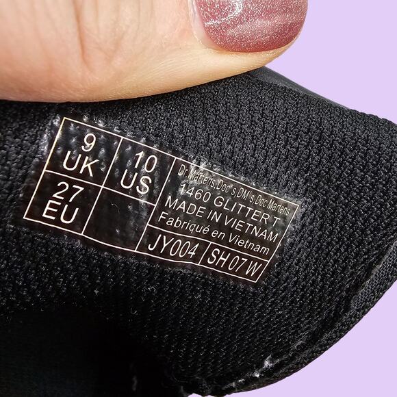 Dr. Martens 1460 8-Eye Glitter Boot - Toddler - Pink - Picture 8 of 8